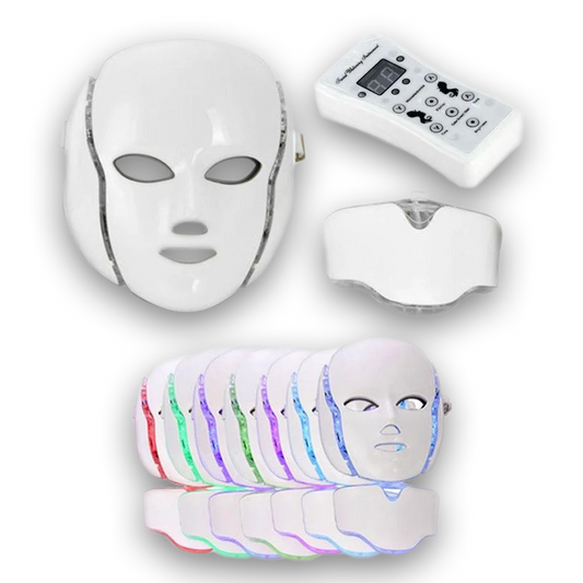 Light Therapy Face and Neck Mask 7 Color PDT LED